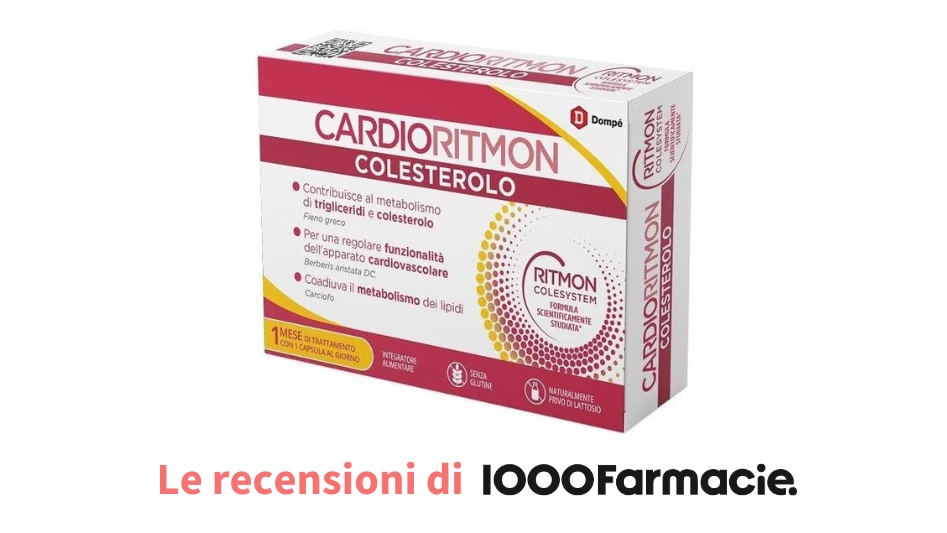 Cardioritmon Colesterolo: la recensione di 1000Farmacie